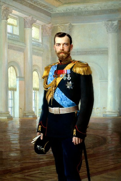 Portret van keizer Nicolaas II, 1900 door Ernst von Liphart