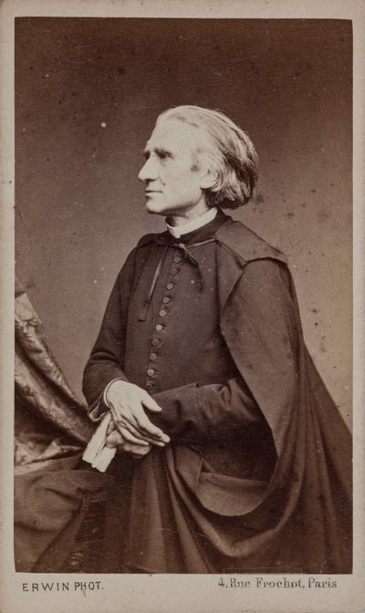 Portret van de componist Franz Liszt 1811-1886 door Erwin Hanfstaengl