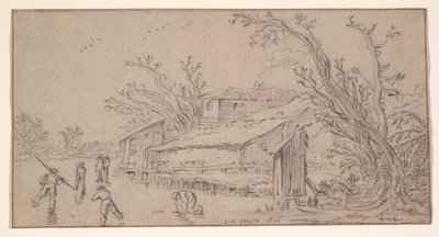 Winterlandschap door Esaias van de Velde