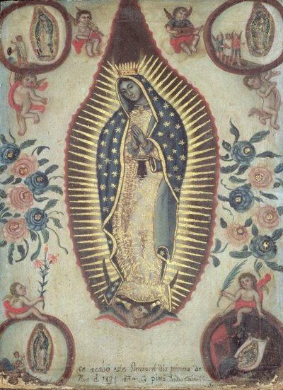 Maagd van Guadalupe, 1824 door Escamilla Isidro