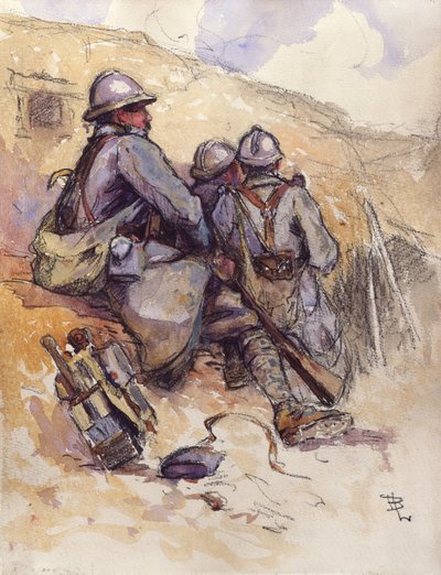 Rustend, Prosnes, 7 september 1916 door Espérance Léon Broquet