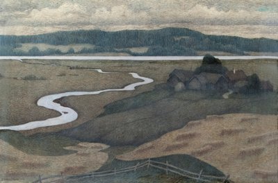 Landschap uit Svartådalen door Ester Almqvist