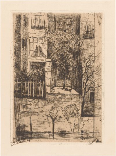 Dordrecht door Etha Fles (signed by artist)