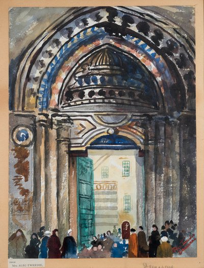 Damascus Khan, ca. 1919-21 door Ethel Brilliana Tweedie