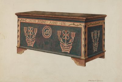 Kist door Ethelbert Brown