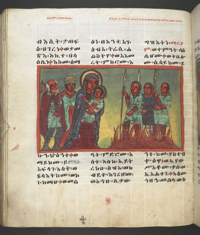 Or. 607 f173v, Scène uit het leven van de Maagd Maria, uit 