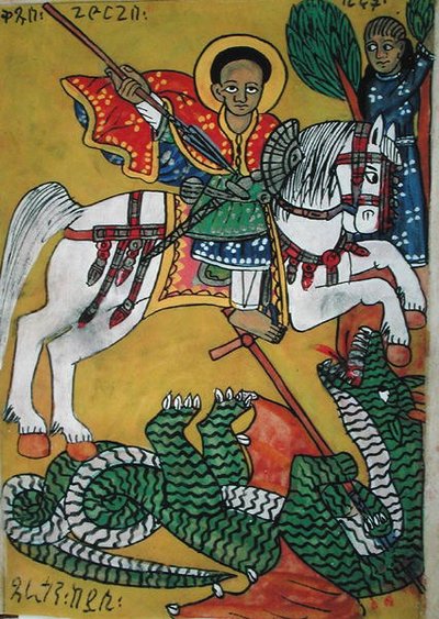 W.951 fol.78r St. George en de Draak, uit 