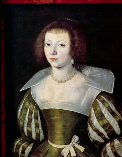Portret van een vrouw door Etienne (attributed) Dumonstier
