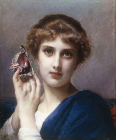 Aan zee door Etienne Adolphe Piot