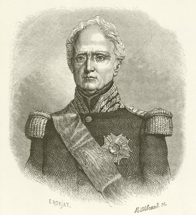 Maarschalk Thomas Bugeaud door Etienne Antoine Eugene Ronjat