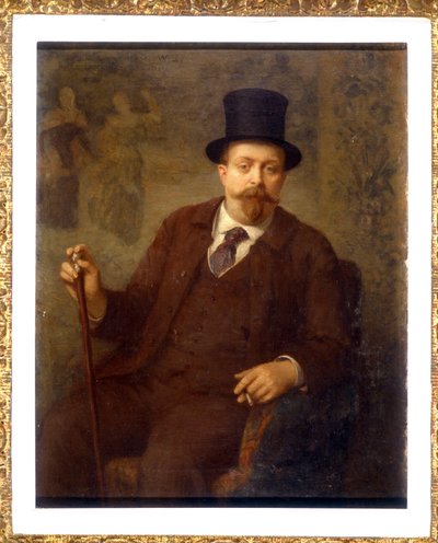 Portret van Willy (Henry Gauthier-Villars) door Etienne Azambre