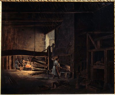 De smederijen in Chatillon-sur-Seine door Etienne Bouhot