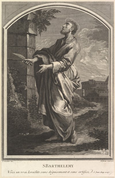Sint Barthelemy, 1726. door Etienne Brion