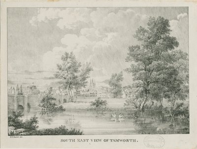 Tamworth - Verre Uitzicht vanuit het Zuiden door Etienne Bruno Hamel