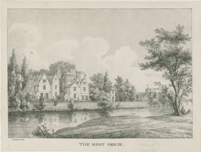 Tamworth - Het Gracht Huis: zinkografie, nd [1796-1865] door Etienne Bruno Hamel