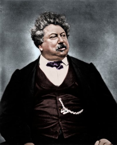 Alexandre Dumas de Oudere, Franse romanschrijver en toneelschrijver, ca. 1850-1870 door Etienne Carjat