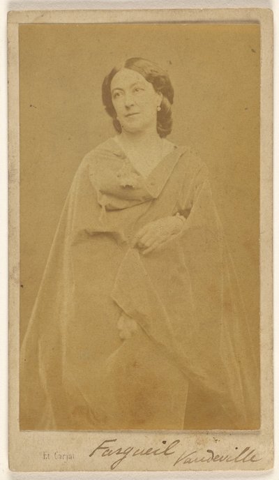 Anais Fargueil, Vaudeville door Etienne Carjat