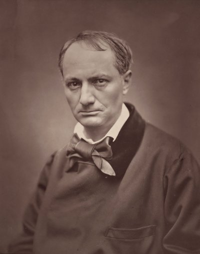 Charles Baudelaire,1861, gedrukt 1877 (foto) door Etienne Carjat
