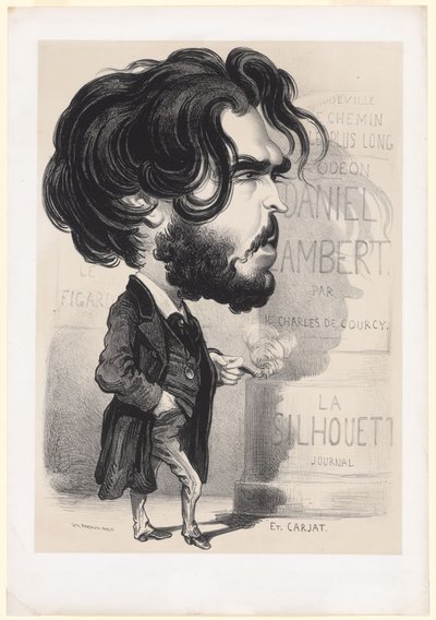 Charles de Couray door Etienne Carjat