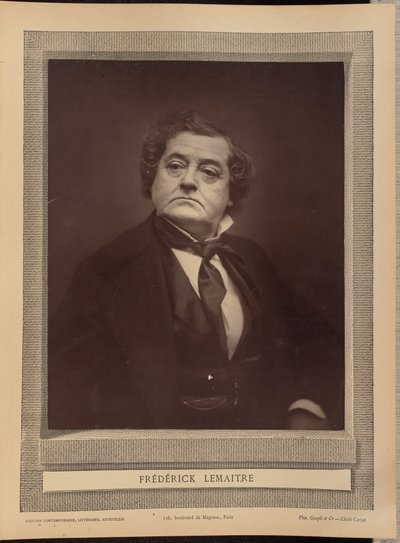 Frédérick Lemaitre door Etienne Carjat