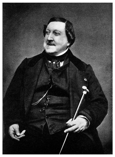 Giaochino Rossini, Italiaanse componist, 19e eeuw 1956 door Etienne Carjat