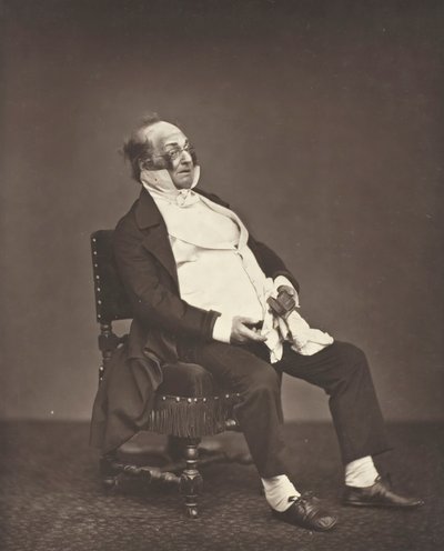 Henri Monnier, ca. 1876 door Etienne Carjat