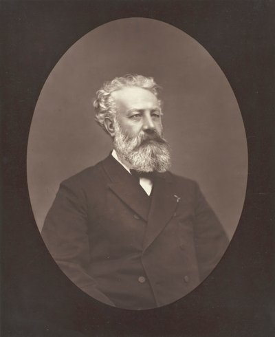 Jules Verne, ca. 1876 door Etienne Carjat