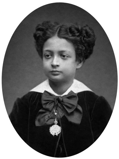 Maurice Dengremont (1867-1893) violist, als kind,1876 door Etienne Carjat