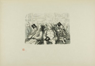 Parijs, De grote kunsttentoonstelling: In de Grote Salon, Een moment van bezinning door Etienne Carjat