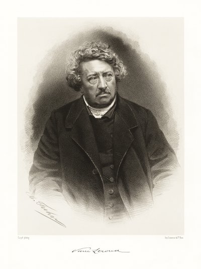 Pierre Henri Leroux, 1865-66 door Etienne Carjat