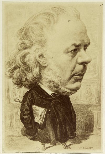 Portret van Daumier door Etienne Carjat
