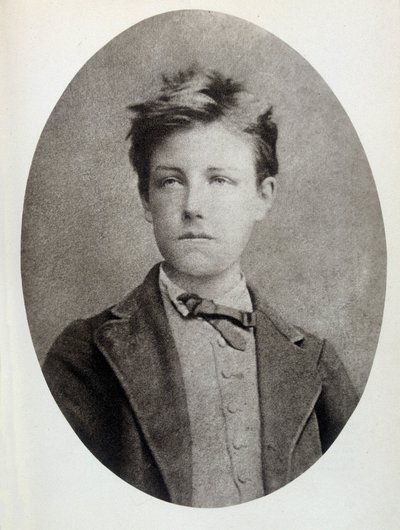 Portret van Arthur Rimbaud (1859 - 1891) door Etienne Carjat