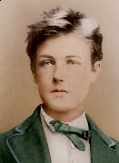 Portret van Arthur Rimbaud op 17-jarige leeftijd, 1871 door Etienne Carjat