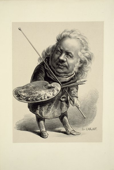 Portret van Honoré Daumier door Etienne Carjat