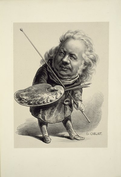 Portret van Honoré Daumier door Etienne Carjat