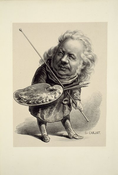 Portret van Honoré Daumier door Etienne Carjat