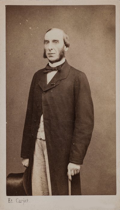 Portret van de componist Graaf Nicolò Gabrielli 1814-1891, 1890 door Etienne Carjat