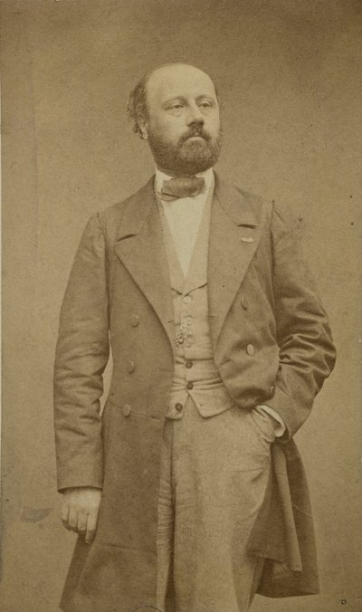 Portret van de componist François Bazin 1816-1878, ca. 1760 door Etienne Carjat