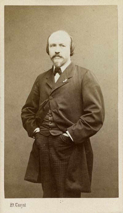 Portret van de componist Victor Massé 1822-1884, ca 1865 door Etienne Carjat
