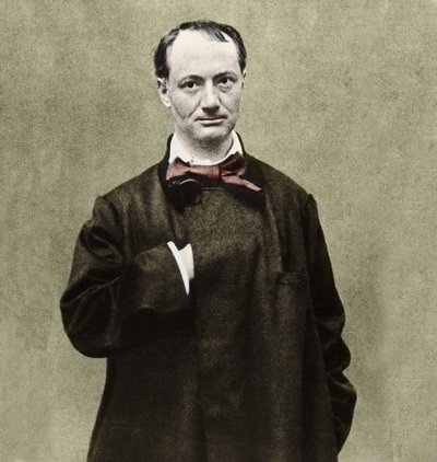 Portret van de dichter Charles Baudelaire (1821-1867). door Etienne Carjat