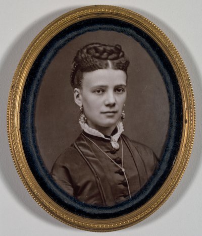 Portret van een vrouw, 1879 door Etienne Carjat