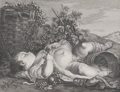 Herfst, 1766-1812 door Etienne Claude Voysard