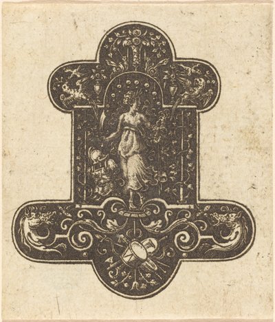 Judith met het hoofd van Holofernes door Etienne Delaune