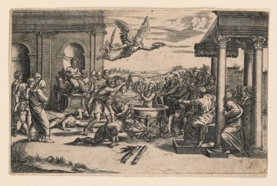 Martelaarschap van Sint Cecilia door Etienne Delaune