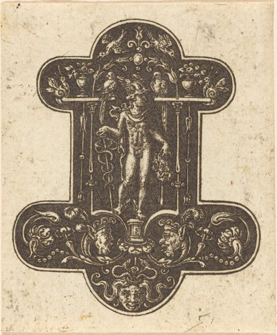 Mercurius met het hoofd van Argus door Etienne Delaune