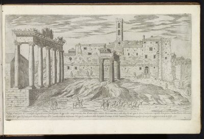 Forum Romanum te Rome door Etienne Duperac