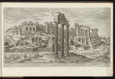 Palatijn te Rome door Etienne Duperac