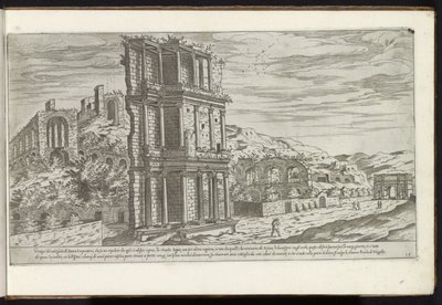 Septizonium te Rome door Etienne Duperac