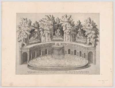 Speculum Romanae Magnificentiae: Fontein en Tuinen van de Villa d