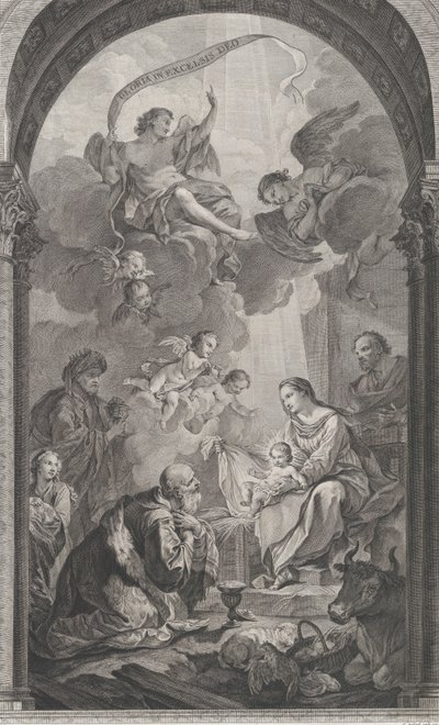 De Kapel van de Enfants-Trouvés in Parijs: Les Rois mages Gaspard et Melchior adorant l